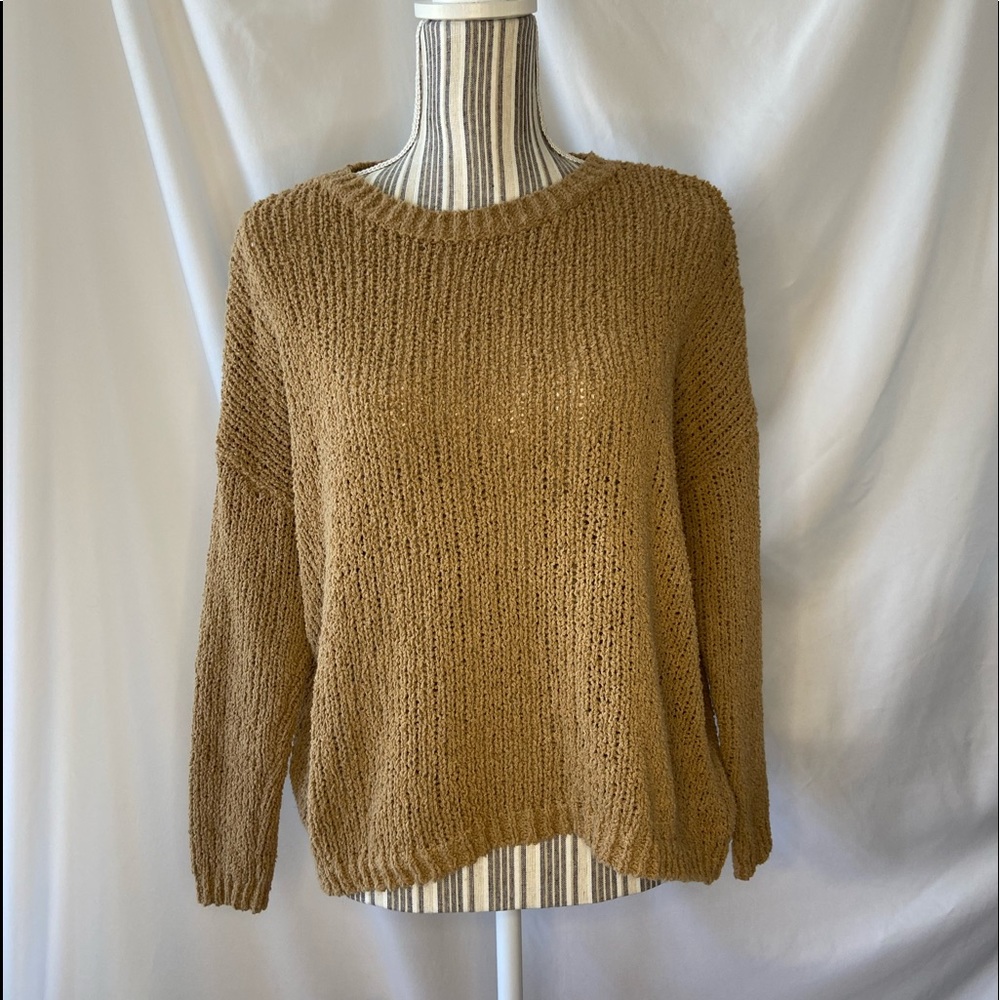 Aerie brown knit sweater